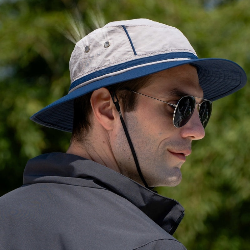 Two-color Splicing Sun Hat Bucket Hat