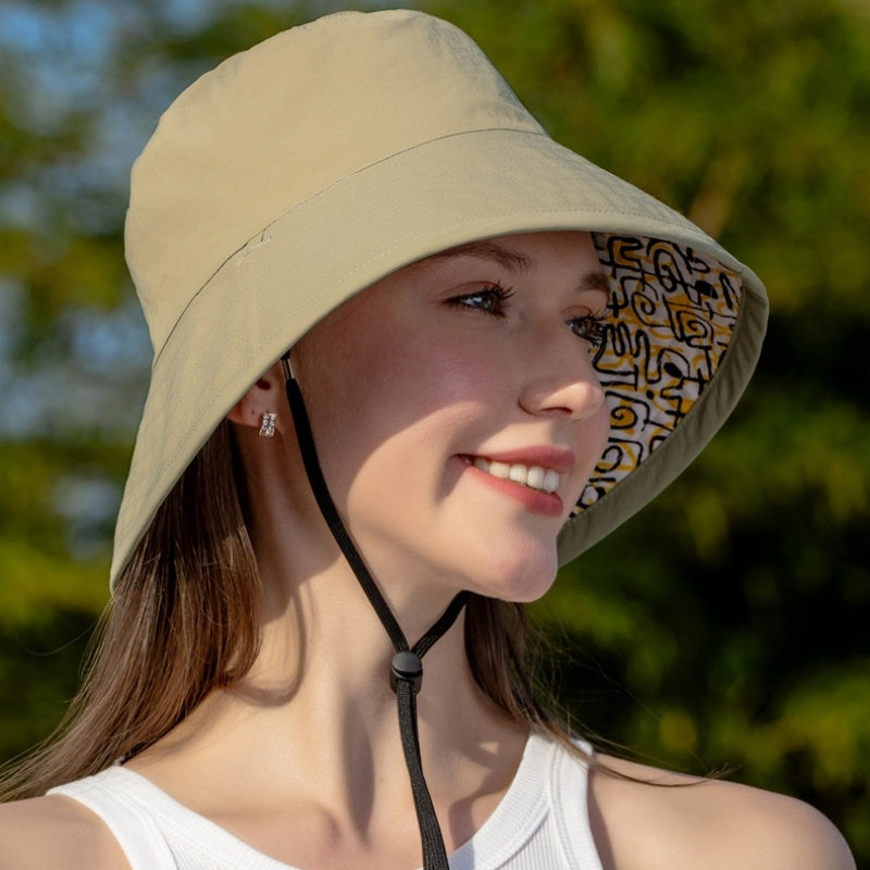 Double-Sided Printed Sun Hat Bucket Hat