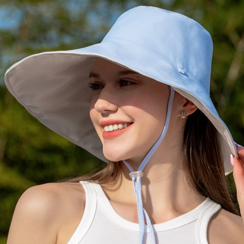 Double-Sided Sun Hat Bucket Hat