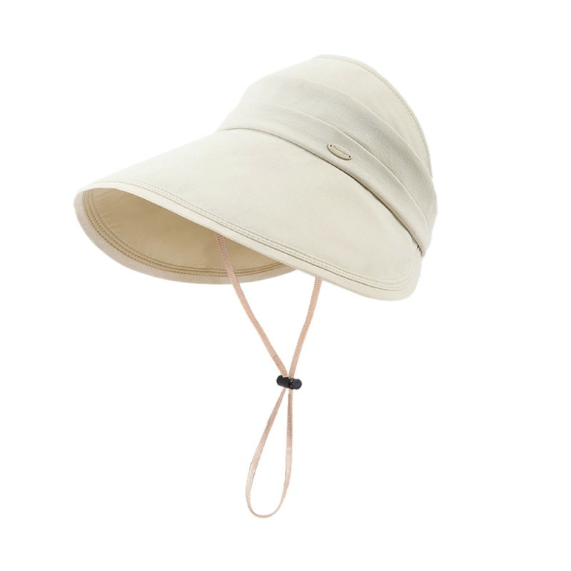 Lengthened and Widened Sun Hat with Empty Top