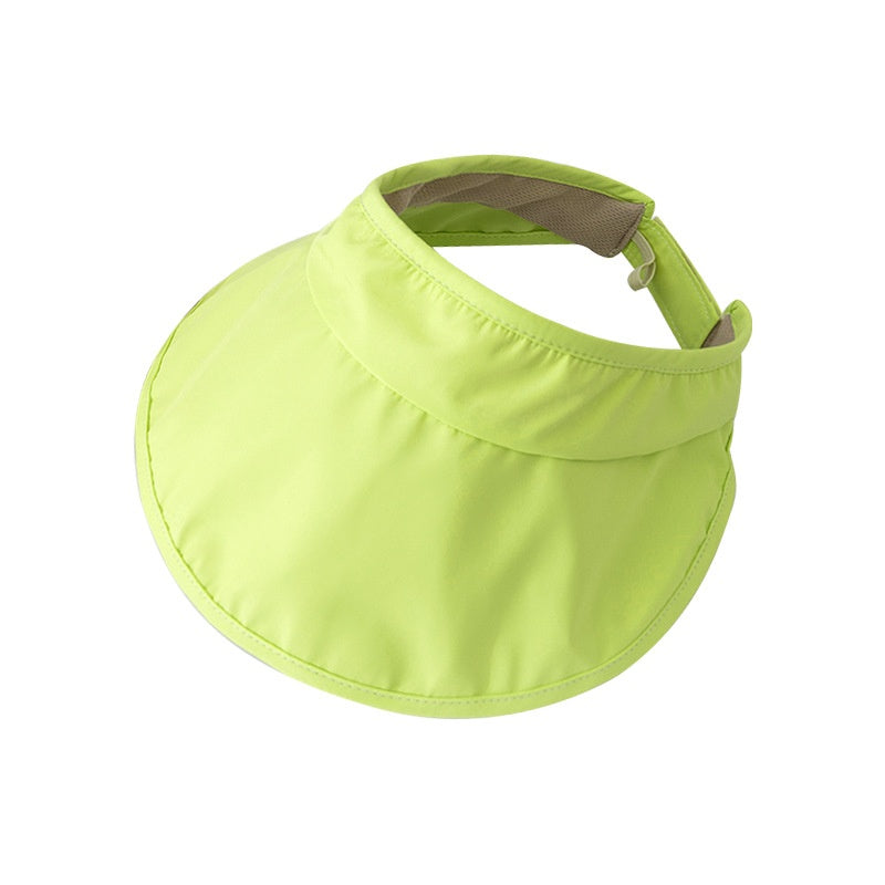 Foldable Sun Hat with Empty Top
