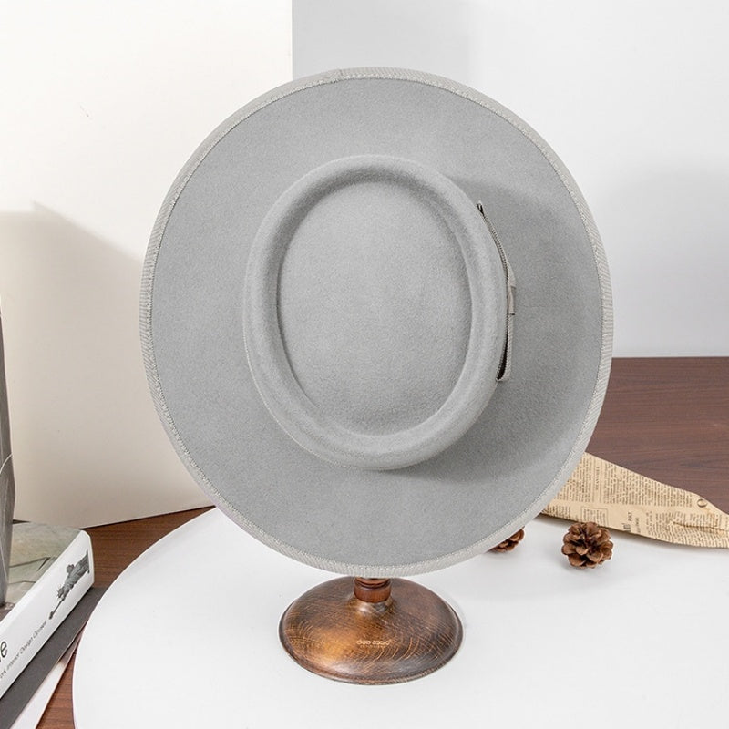 Felt Top Hat with Bow Webbing