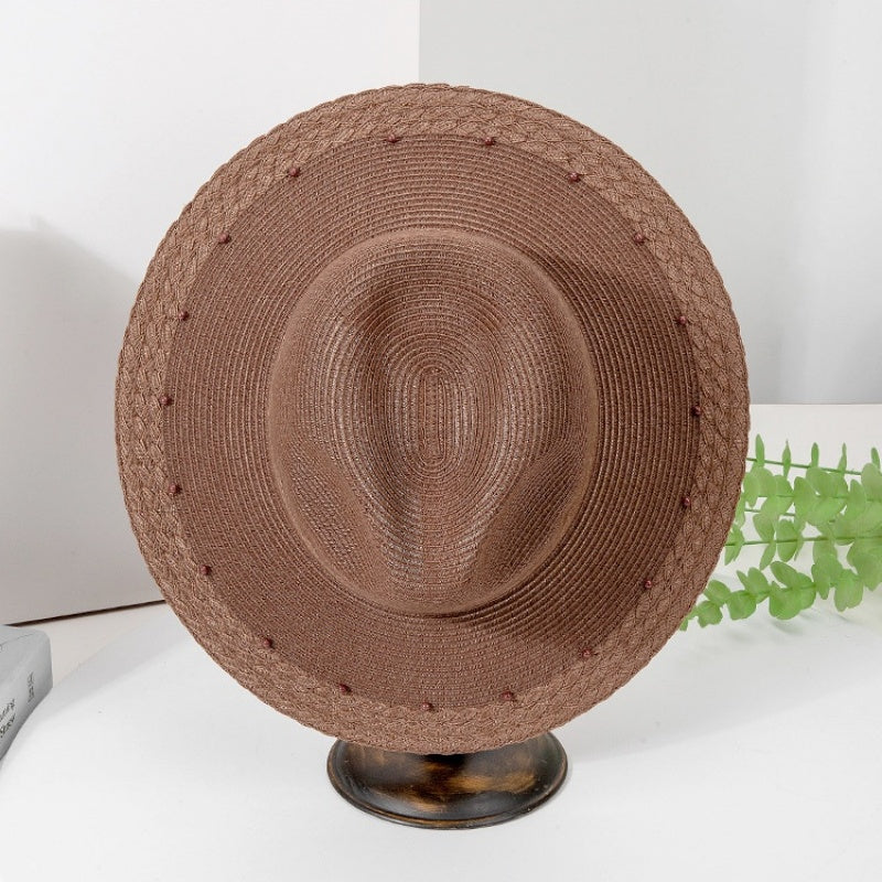 Sun Hat Straw Hat with Beads