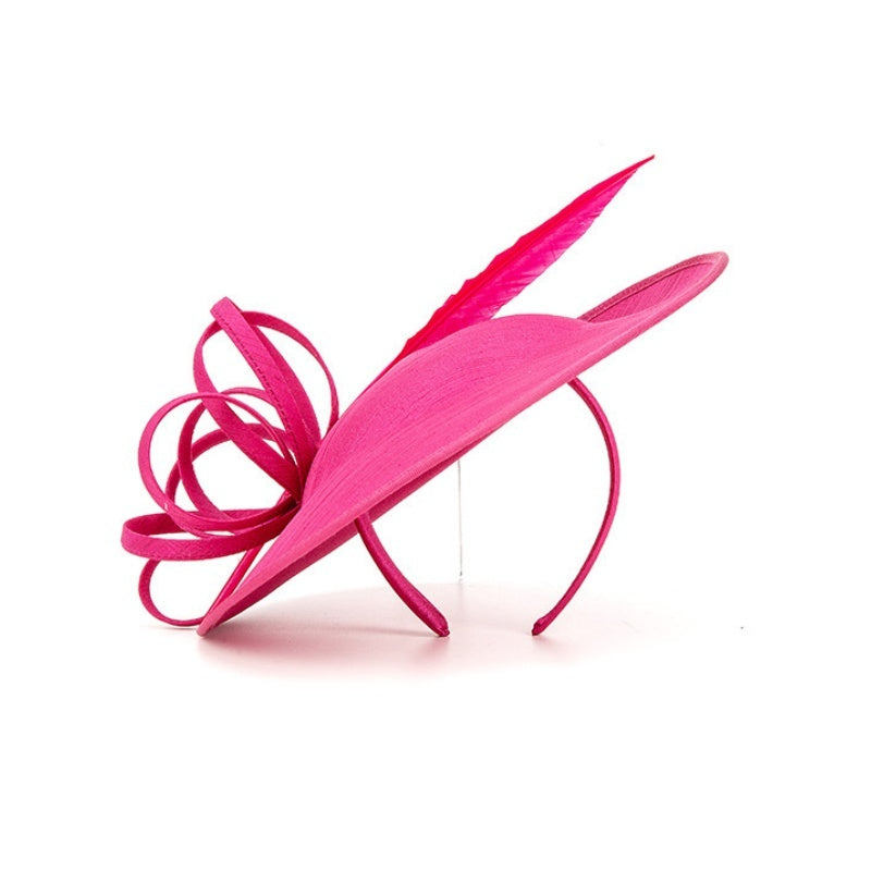 Alice Band with Flower and Feather Decorations