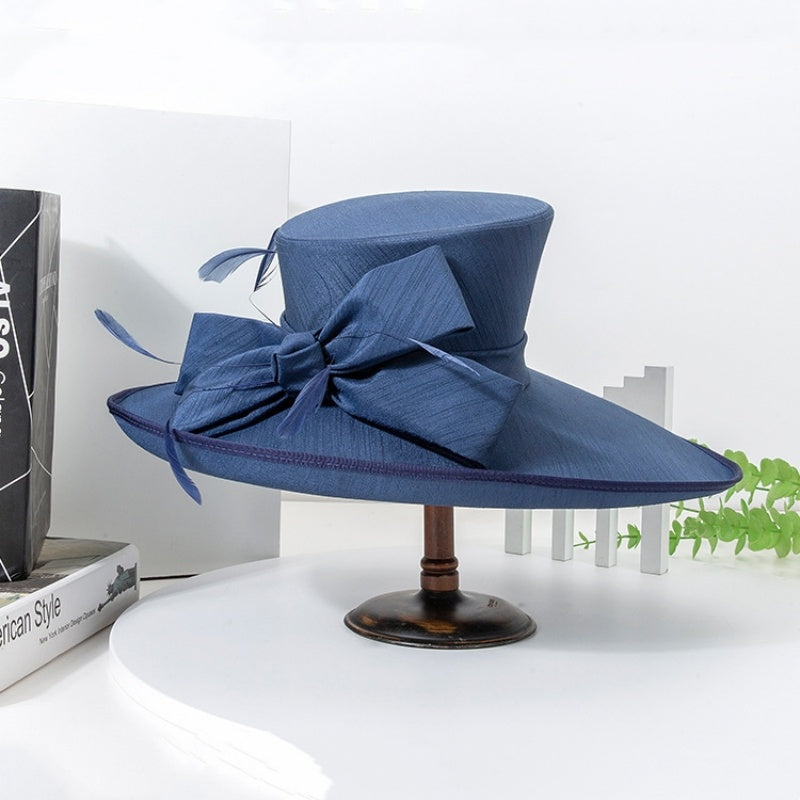 Exaggerated Top Hat with Big Bow