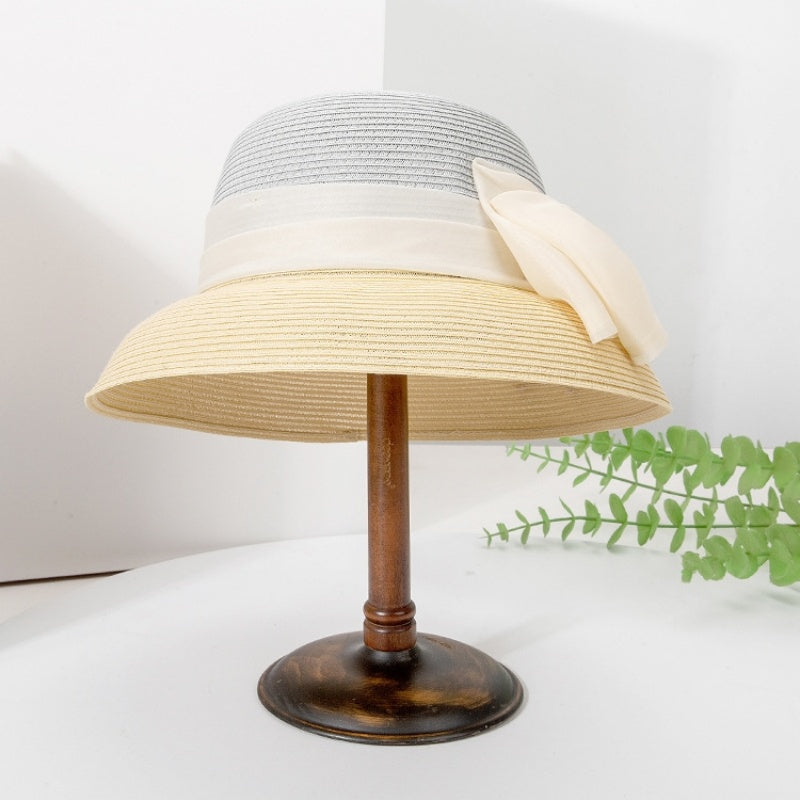 Sun Hat Straw Hat with Big Bow