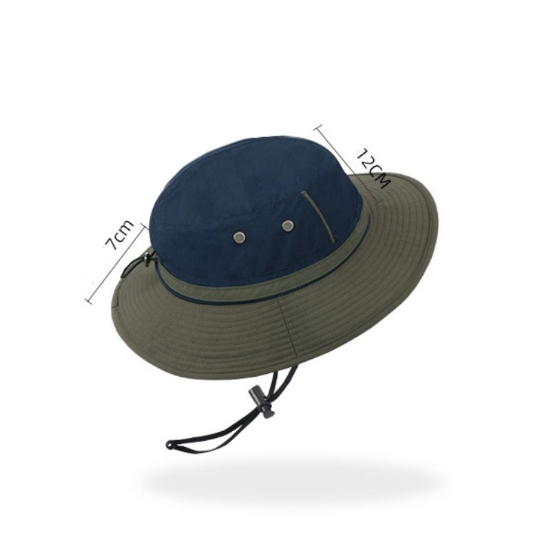Two-color Splicing Sun Hat Bucket Hat