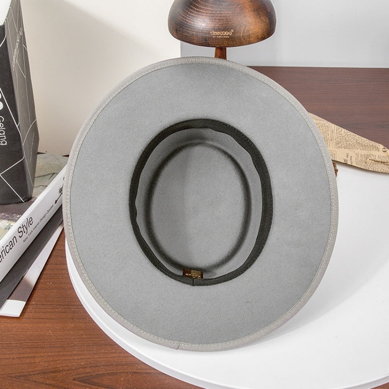 Felt Top Hat with Bow Webbing