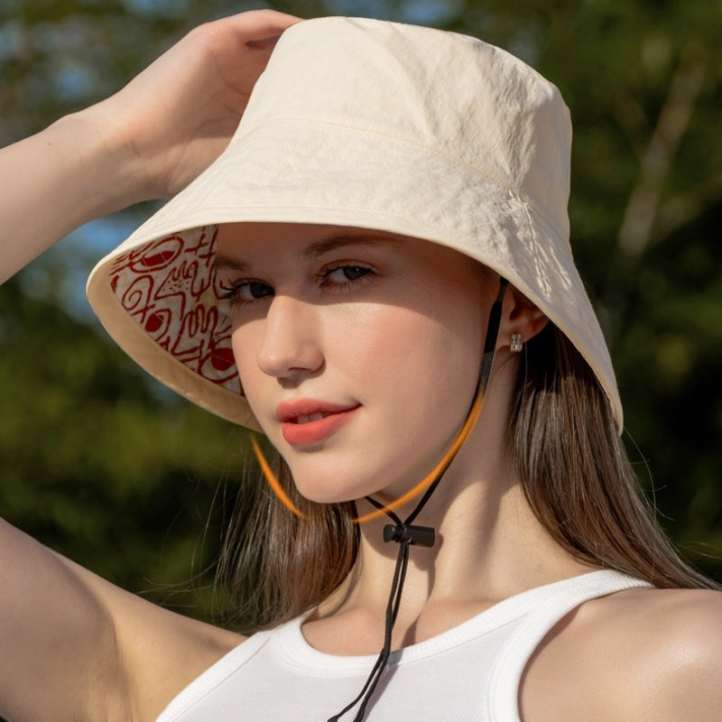 Double-Sided Printed Sun Hat Bucket Hat