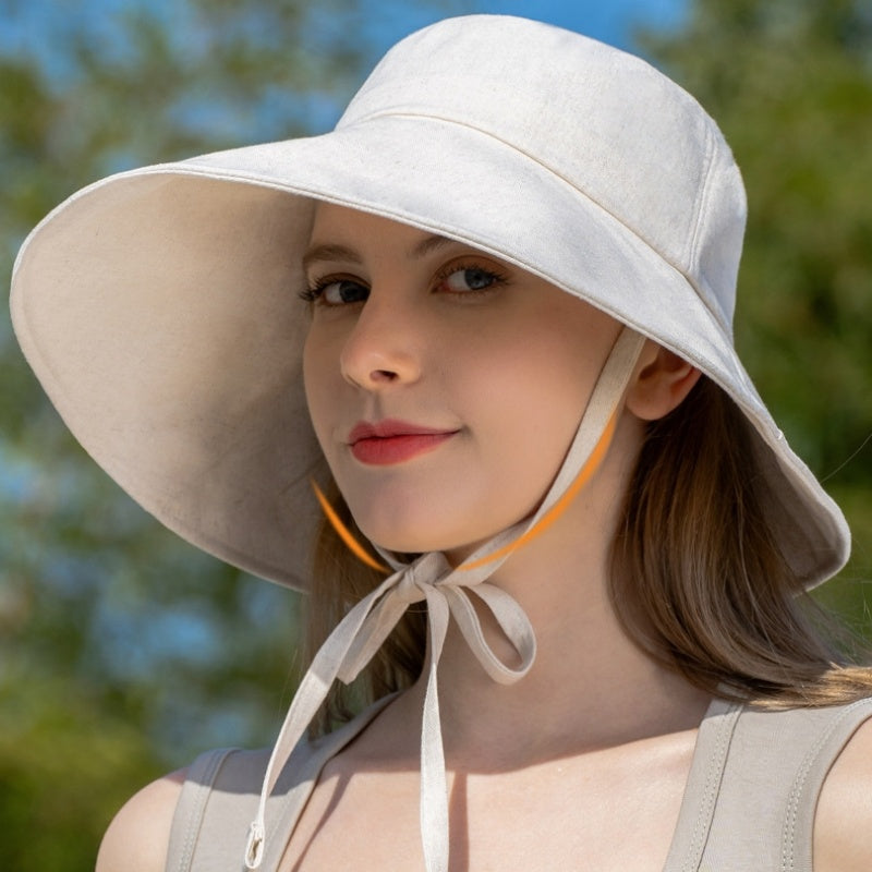 Flax Sun Hat Bucket Hat