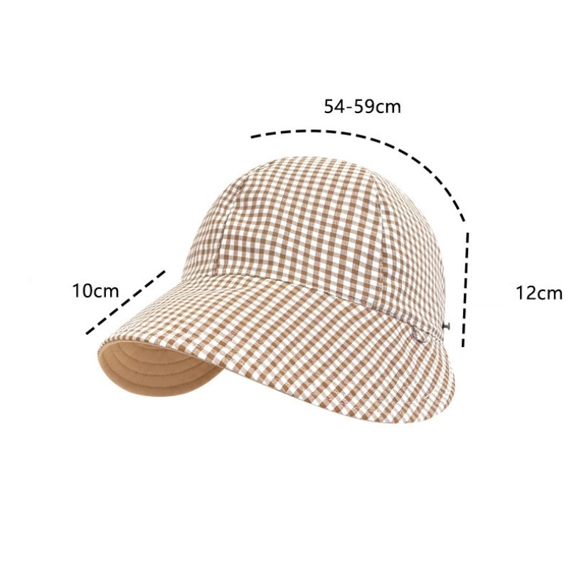 Plaid Sun Hat