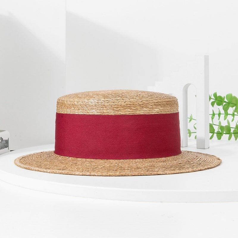 Bowler Hat Sun Hat with Red bow