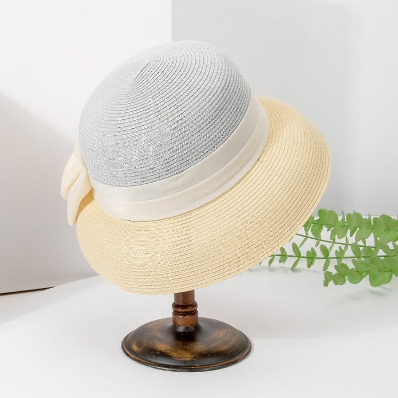 Sun Hat Straw Hat with Big Bow
