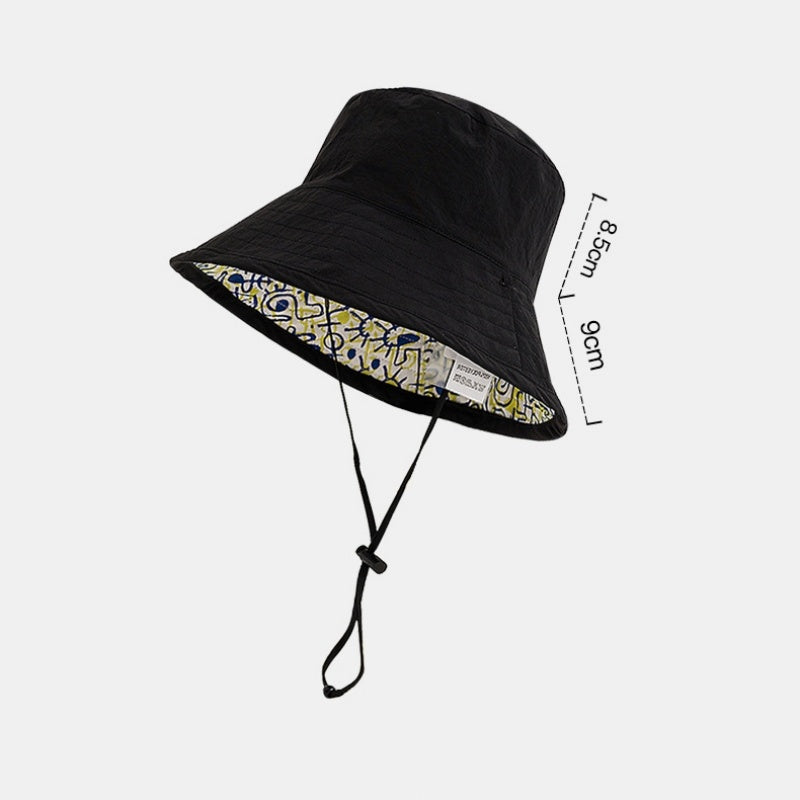 Double-Sided Printed Sun Hat Bucket Hat