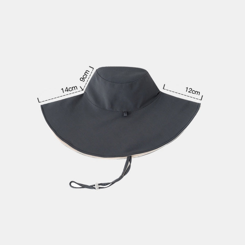 Double-Sided Sun Hat Bucket Hat