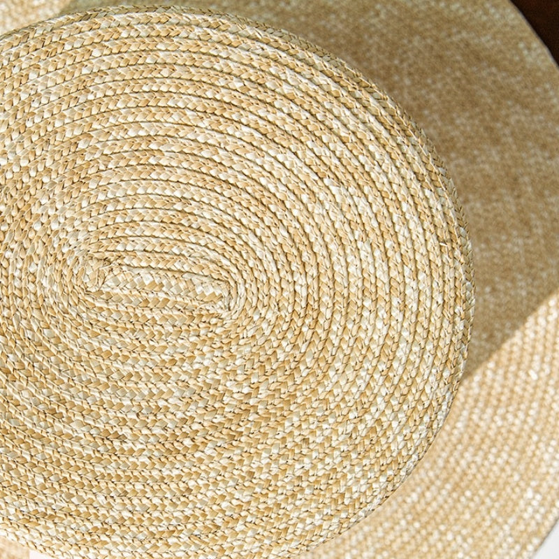 Top Hat Sun Hat with Printed Webbing