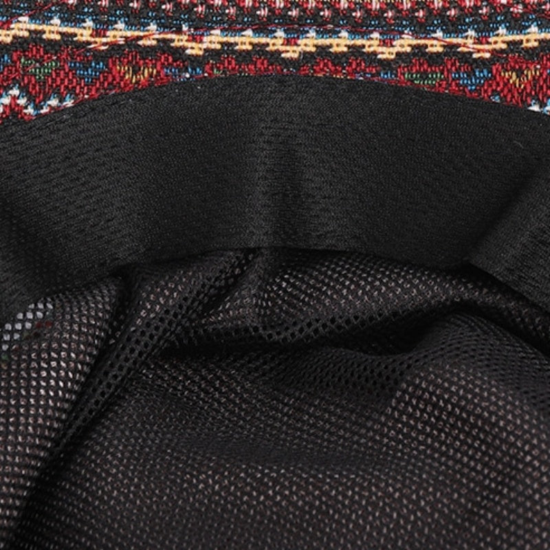 Sun Hat with Jacquard Design