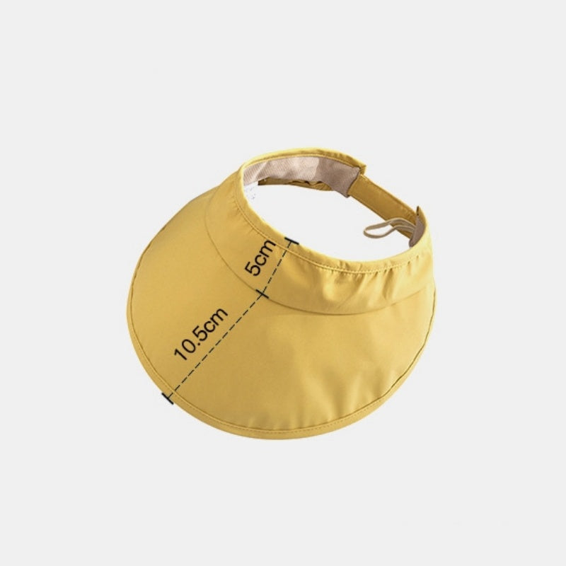 Foldable Sun Hat with Empty Top