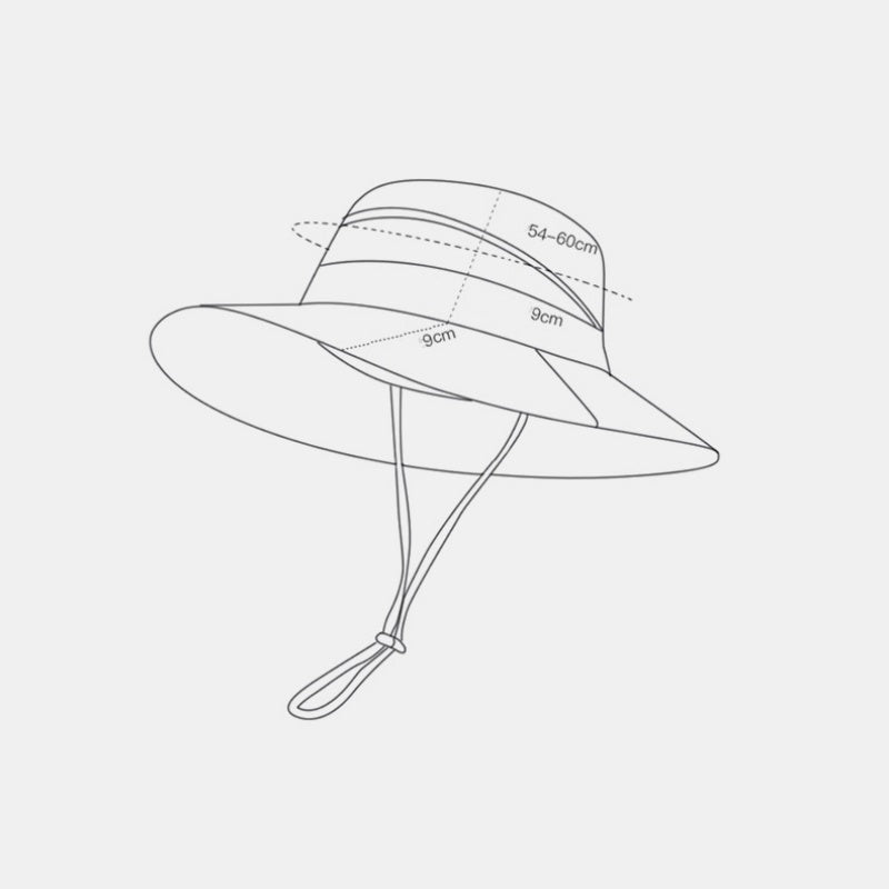 Quick-Drying Sun Hat Bucket Hat with Mesh
