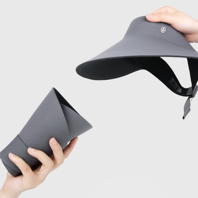 Extended Brim Quick-Drying Sun Hat with Empty Top