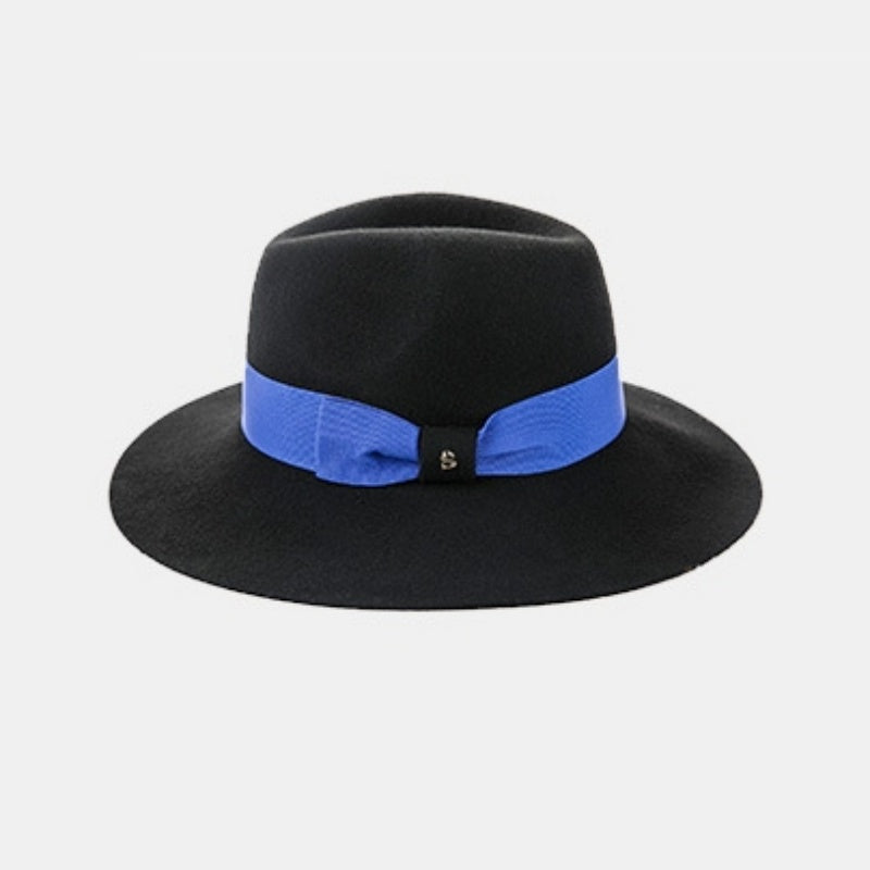 Felt Top Hat with Blue Webbing
