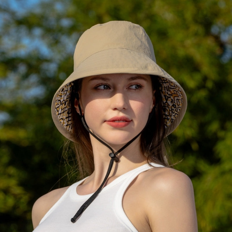 Double-Sided Printed Sun Hat Bucket Hat