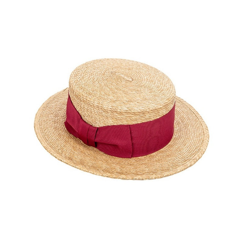 Bowler Hat Sun Hat with Red bow