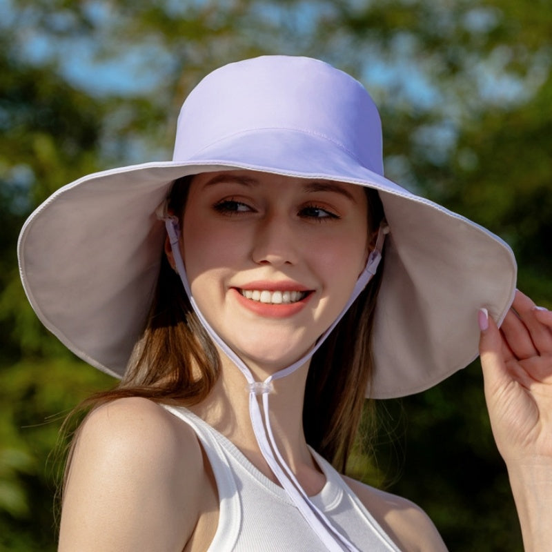 Double-Sided Sun Hat Bucket Hat