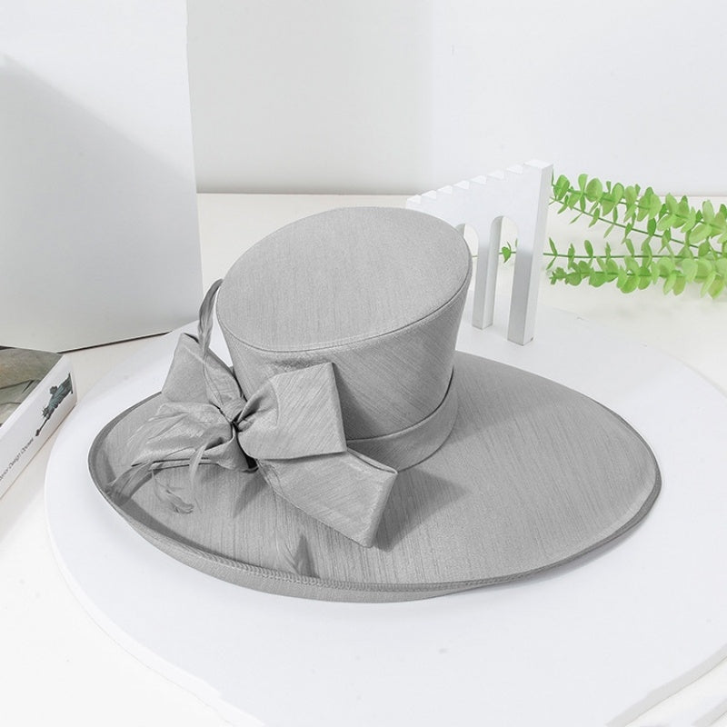 Exaggerated Top Hat with Big Bow