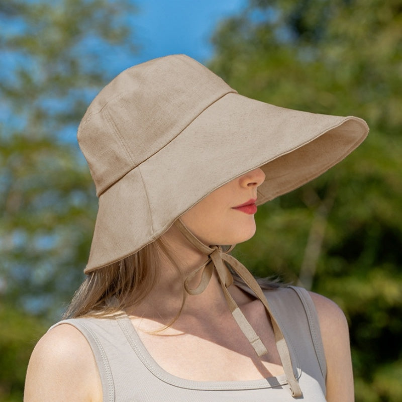 Flax Sun Hat Bucket Hat
