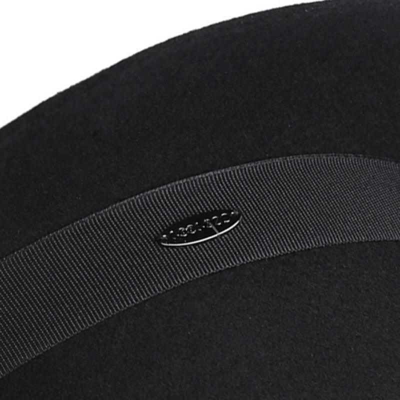 Felt Top Hat with Feather Decoration