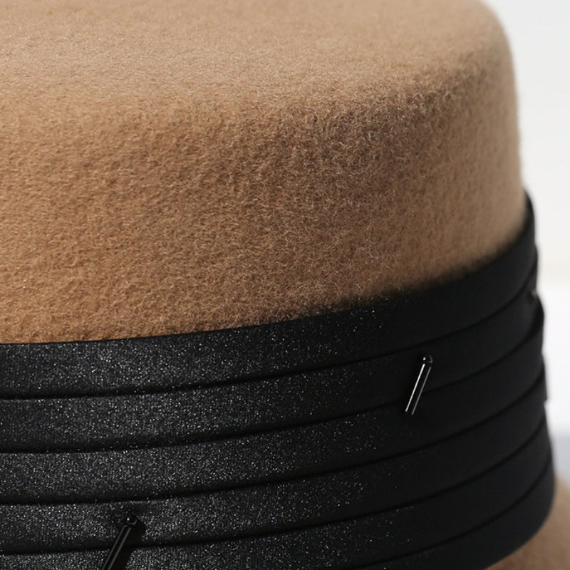 Felt Bucket Hats with Ribbon