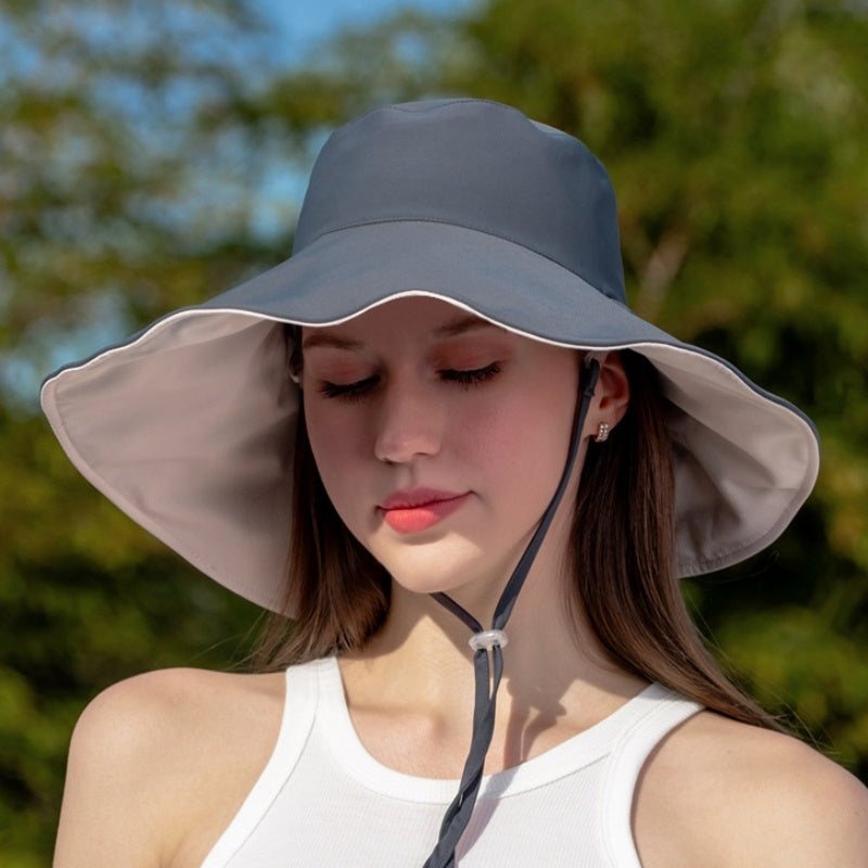 Double-Sided Sun Hat Bucket Hat