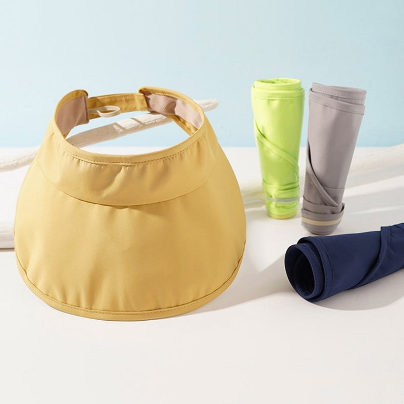 Foldable Sun Hat with Empty Top