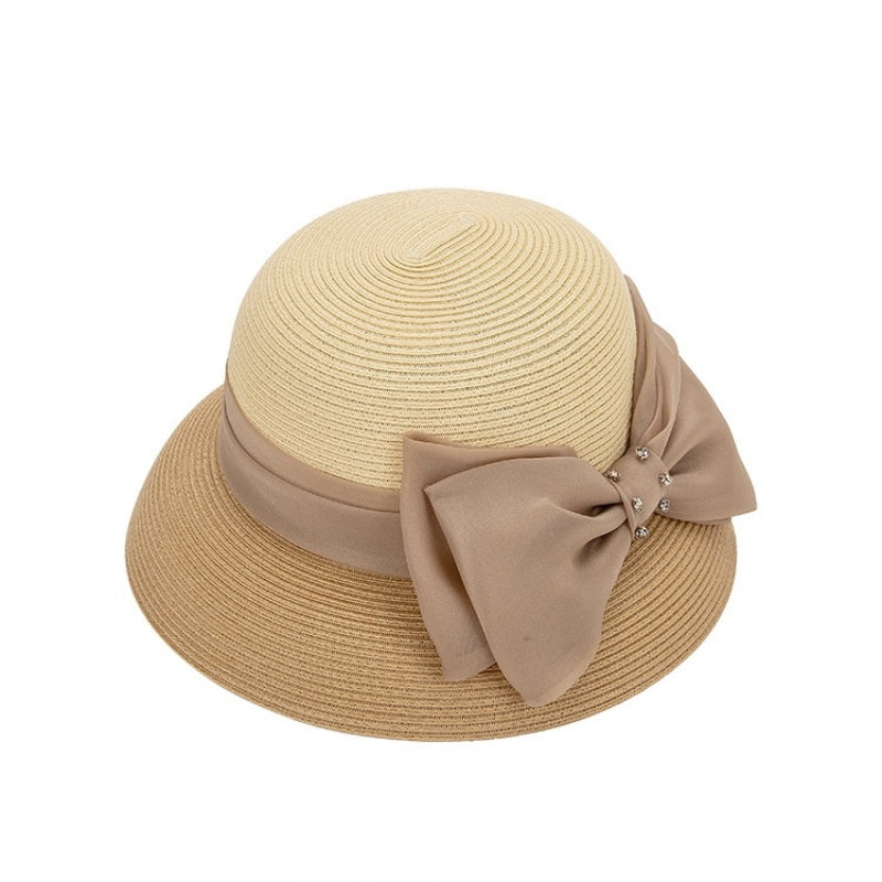 Sun Hat Straw Hat with Big Bow
