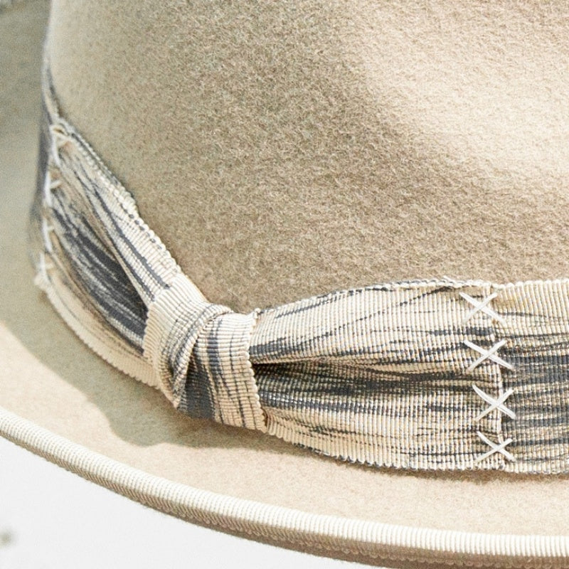 Felt Cowboy Hat with Patch Decoration
