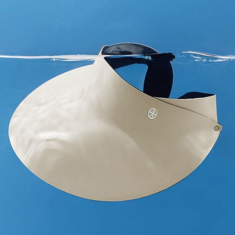Extended Brim Quick-Drying Sun Hat with Empty Top