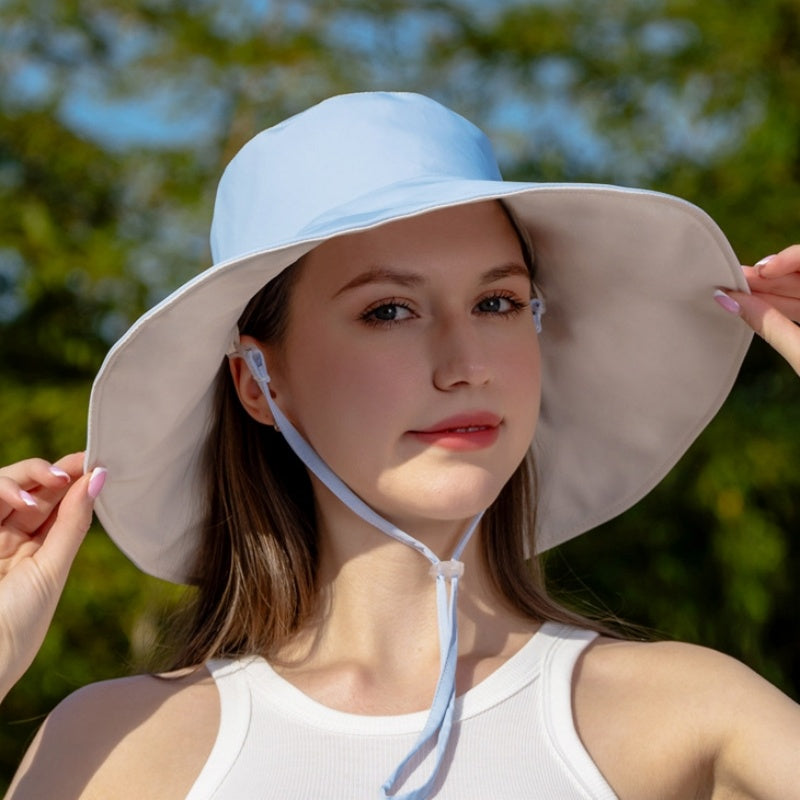 Double-Sided Sun Hat Bucket Hat