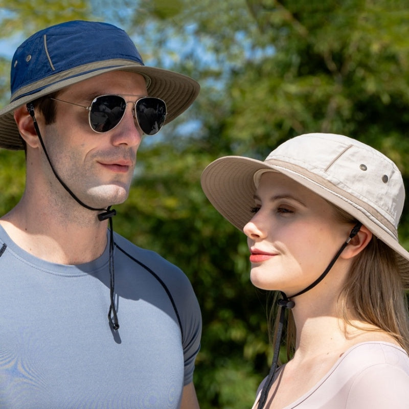 Two-color Splicing Sun Hat Bucket Hat