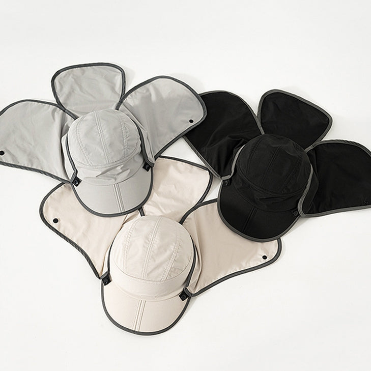 Neck Protection Detachable Sun Hat
