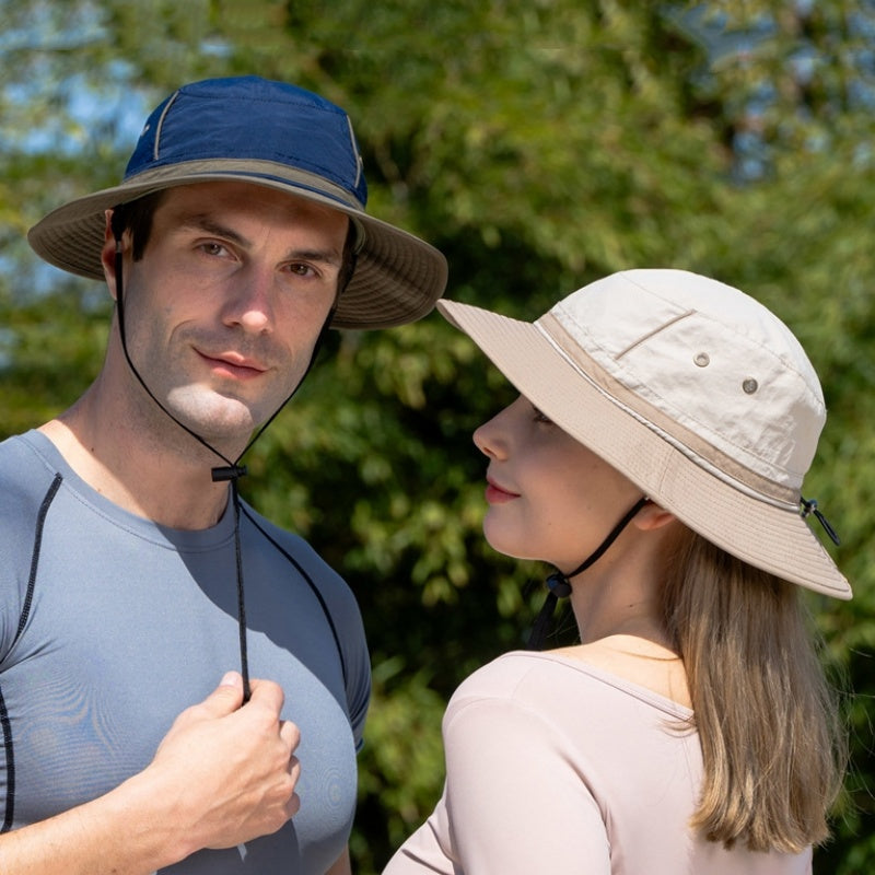Two-color Splicing Sun Hat Bucket Hat