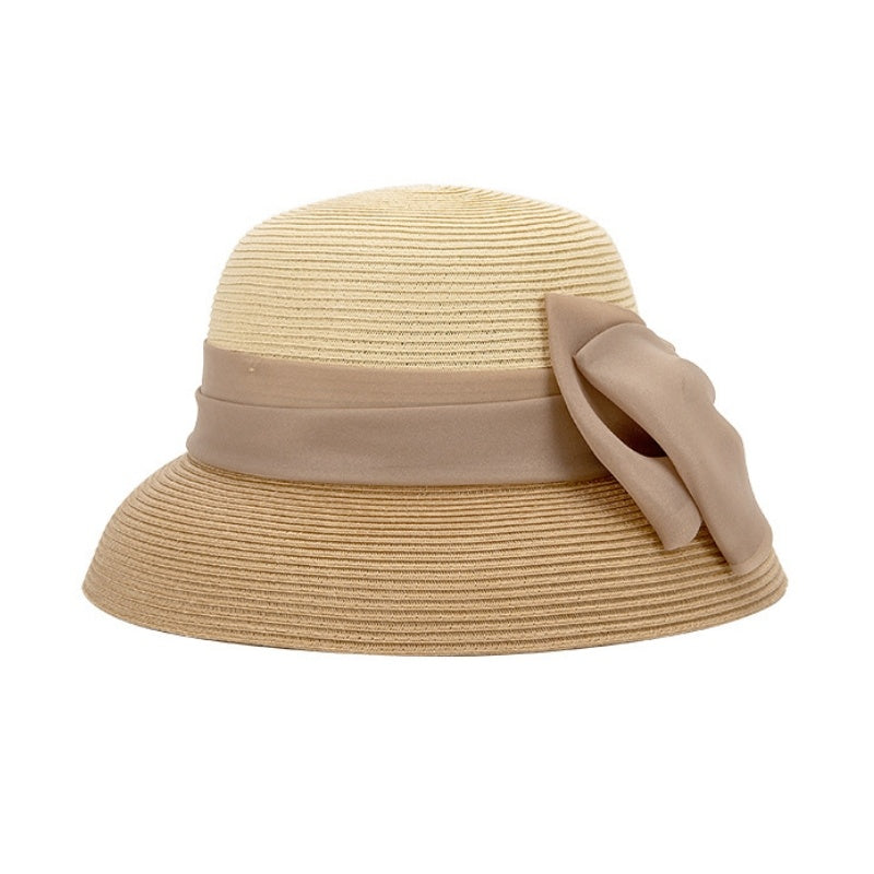 Sun Hat Straw Hat with Big Bow