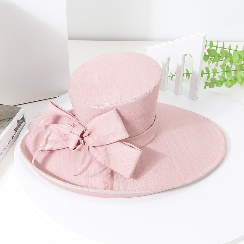 Exaggerated Top Hat with Big Bow