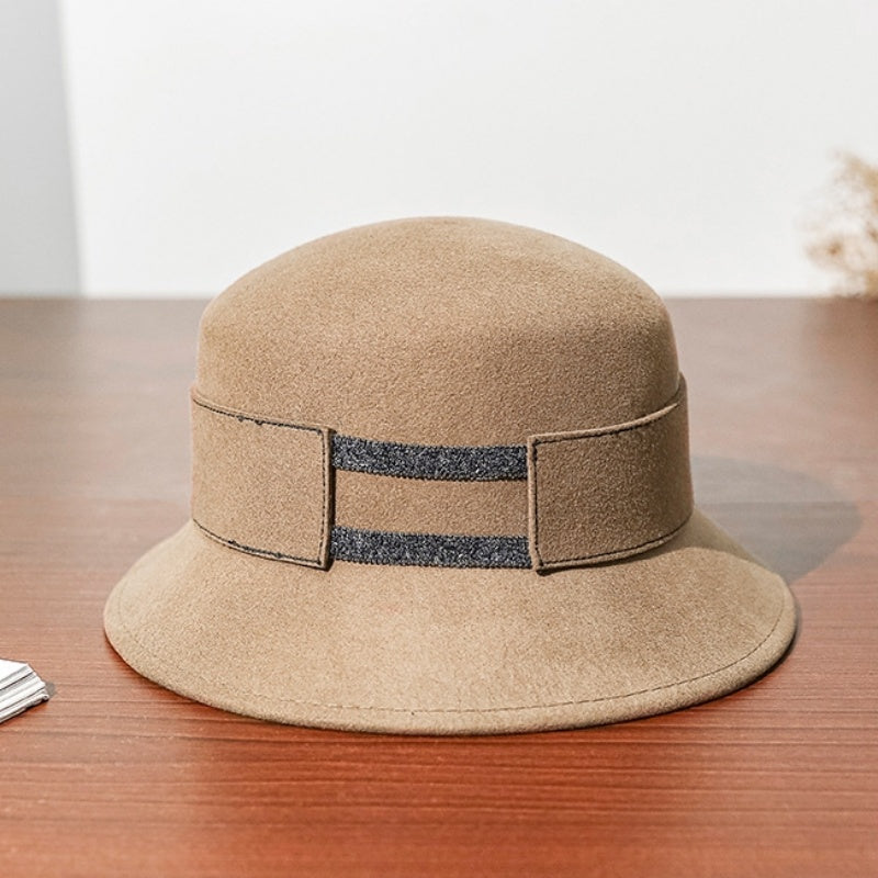 Felt Top Hat with Beaded Decoration
