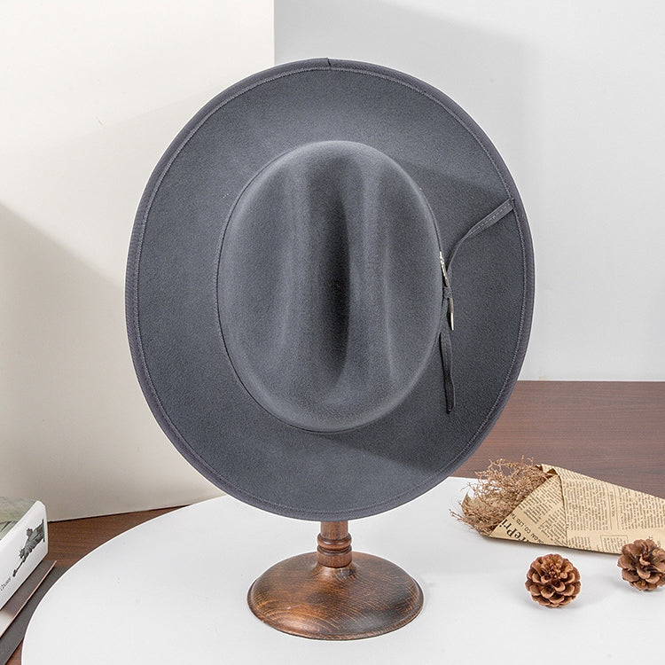 Felt Top Hat with Silver Arrows and Webbing Decorations