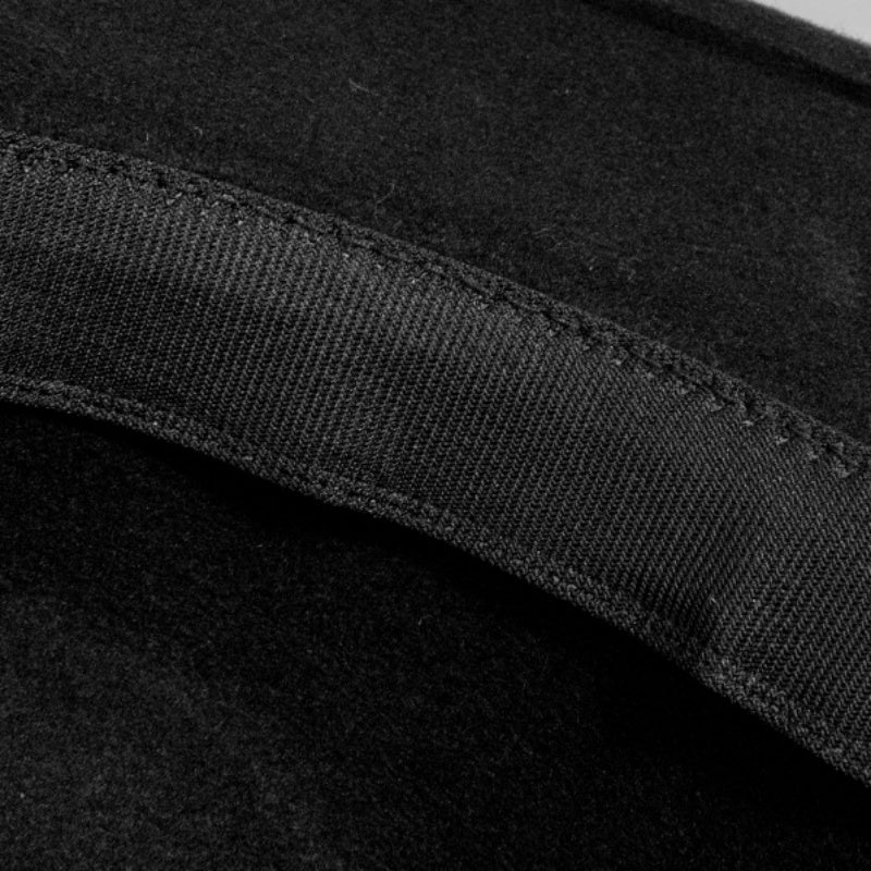 Felt Cowboy Hat with Interwoven Leather Webbing