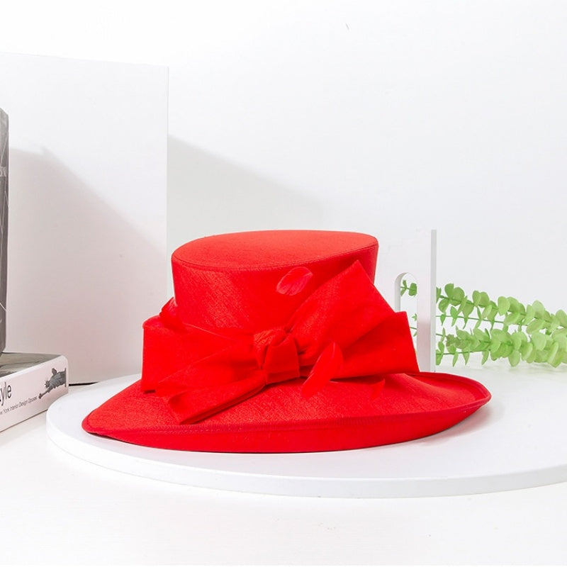 Exaggerated Top Hat with Big Bow