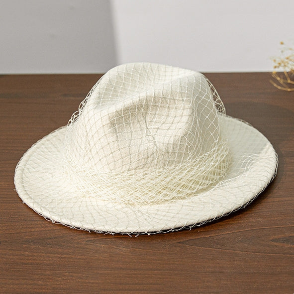 Felt Overlay Net Top Hat