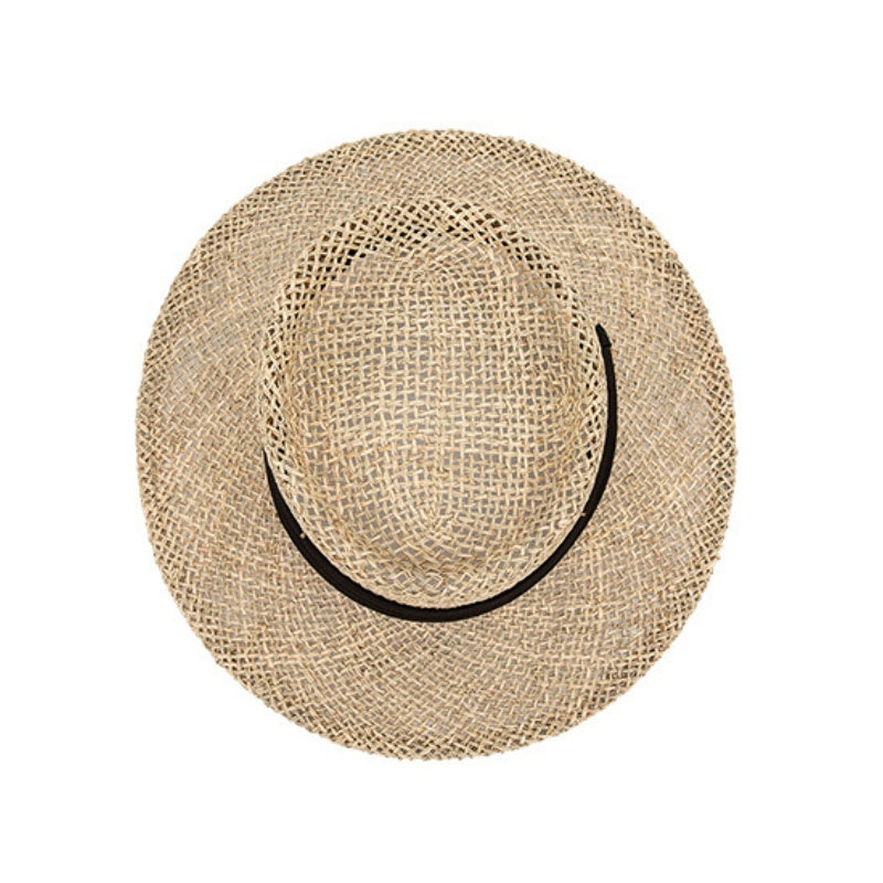 Straw Hat Sun Hat with Decorative Band
