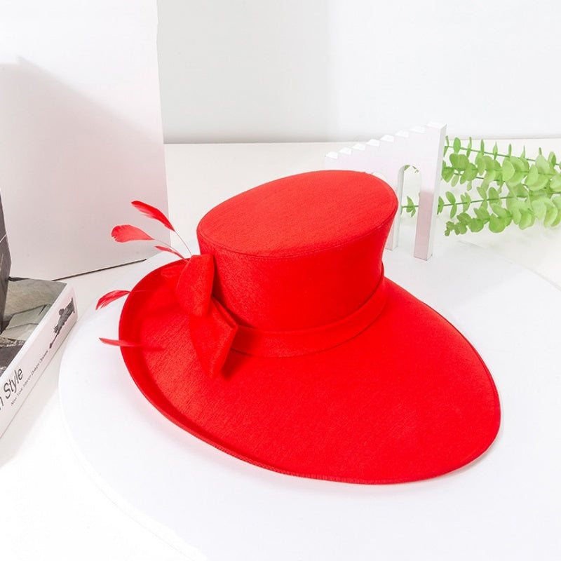 Exaggerated Top Hat with Big Bow